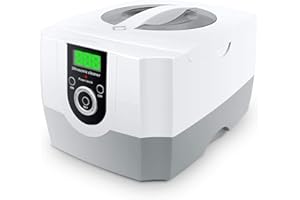 LifeBasis Nettoyeur à Ultrasons Professionnel 1400 ML avec Affichage Numérique et Minuterie Réglable pour Bijoux Lunettes Pièces de Mécanique