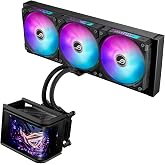 ASUS ROG RYUO IV SLC 360 ARGB, HAREKETLİ KAVİSLİ 6.7 İN&Ccedil; AMOLED EKRANI G&Ouml;ZLE G&Ouml;R&Uuml;LEBİLİR VİDEO VEYA &Ouml;ZELLEŞTİRİLMİŞ ARGB 6 YI