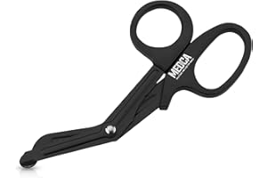 MEDCA Forbici per bendaggio medico - Forbici da trauma e cesoie EMT First Responder -Realizzate con acciaio inossidabiledi prima qualità per infermieri, forniture di pronto soccorso, lunghezza 7,5 pollici