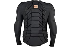 BenKen Ultraligero Equipo de Protección Esquí Cuerpo Protector Columna Protector de Espalda Exterior Sports Anticolisión Ropa para Snowboard Patinaje Esquí Equitación Moto Motocross