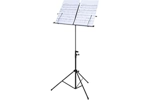 FiNeWaY@New Heavy Duty Orchestral Sheet Music Stand Holder Tripod Base Height Adjustable With Carry Bag