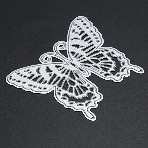 Amazingdeal365 schöne Schmetterling Metall Form Schablonen Schneiden DIY Dekor Sammelalbum Karten Buchzeichen Lesezeichen als Geschenk für Freunde Geburtstag Kinder,Kindergarten Hobby Schule Handarbeit Unterricht usw. Ein tolles Geschenk! - 5