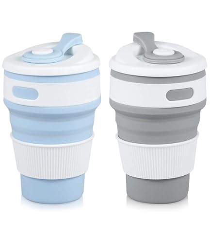 Tasse Rétro Années 50 Tasse Pliable Vintage Années 50 - Plastique Blanc Avec Compartiment Pilule, Fabriquée Aux USA Tasse De Camping Pliable