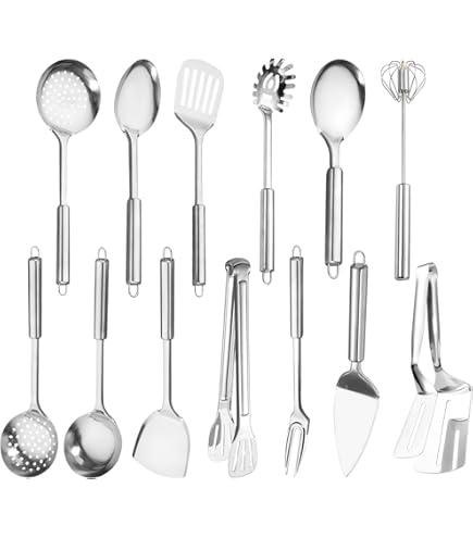 Keukengerei Roestvrij Set Zilver
