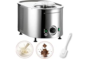 Musso Mini Lussino 4080 Gourmet Máquina de Helados Casera - Dos Sabores y Espátula de Silicona | Heladora Italiana para Casa | Heladera para Hacer Helado, Gelato, Granizado | Robusta y Fácil de Usar