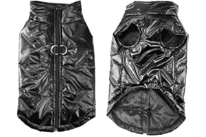 FEimaX Cappotto Impermeabile per Cani Caldo Giacca Invernale Antivento Cappottino Cucciolo Vestiti Inverno per Cani di Taglia Piccola Media e Grande Cane Gatto