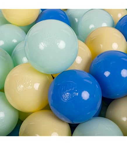 Bolsa De 60 Bolas De Plástico Flexibles De 7 Cm – Para Piscina De Bolas Y Juegos Infantiles (6+ Meses)