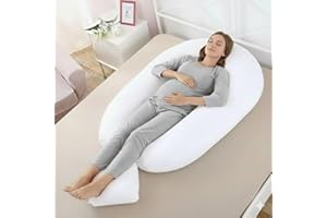 GB TEXTILE 9ft Comfort U Pillow - Full Total Body Pregnancy Maternity Support