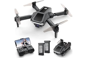 ‎HOLY STONE Holy Stone Faltbare Mini Drohne mit Kamera 1080P für Kinder, RC Quadrocopter HS430 mit FPV Übertragung, Lange Flugzeit, Höhenhaltung, Werfen&GO, Kameradrohne komplettset Geschenke für Anfänger,C0