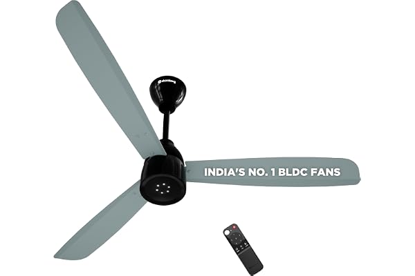 atomberg Renesa Enzel 1200mm BLDC Ceiling Fan with Remote | 5 star | Advance Air+ Technology | LED Speed Indicator | Low Nois