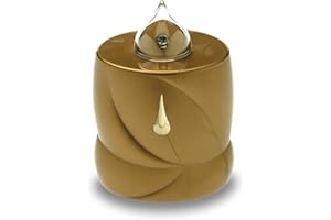 AROBA Świeca nagrobna LED, efekt migotania jak prawdziwa świeca, długi czas palenia do 200 dni, nadaje się do ponownego użytku, świeca cmentarna, świeca pamiątkowa, trwała