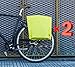 Produktbild BIKEZAC® Clip-On EINKAUFS-FAHRRADTASCHE | Einseitige Einkaufstasche | Gepäckträgertasche | Faltbar | Wasserabweisend | Trageschlaufen | Ökologisch, BikeZac:Green Plain 2 x