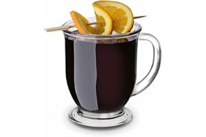 ‎TADAR CODZIENNE SUKCESY Kubek szklany Tadar Carlo 450 ml, Duży kubek szklany szklanka do kawy herbaty Tadar, szklany kubek do kawy szklanka do herbaty z uchem,