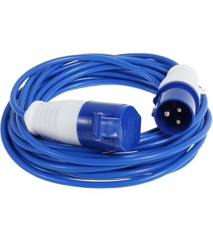 Camping Adapterkabel Caravan 3-polig CEE-Stecker Schutzkontakt Kupplung günstig online kaufen