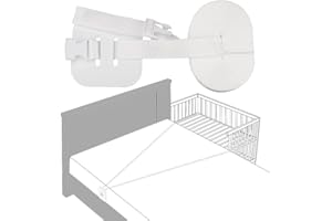 JClorix Beistellbett Gurt 8m x 2,6cm, Universeller Gurt für Babybett, Verstellbarer Befestigungsgurt zur Ergänzung des Schutzes von Beistellbetten, Boxspringbetten, Wiegen und Klappbette