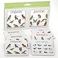 Fathers Day Funny Gifts For Him 6 Wild Bird Drinks Coasters Funny Pun Tea Coffee Coasters MDF with Non Slip Cork Backing In Gift Box Present