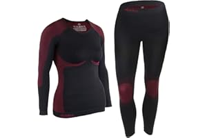 ALPIDEX Biancheria Intima Termica Donna Funzionale Rapida per Sci Traspirante riscaldante Autunno Inverno