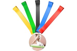 MORJCG (Set of 5) Resistance Bands, Exercise Bands, Resistance Bands Set, Exercise Bands Resistance for Women, Resistance Bands Set Men, Resistance Bands for Exercises, Yoga, Home, Pilates and Working Out