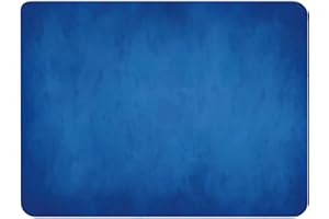 Silent Monsters Tappetino Mouse, Taglia M (350 x 260 mm), Disegno Blu con Bordo Cucito, per Ufficio Mouse e Gaming Mousepad