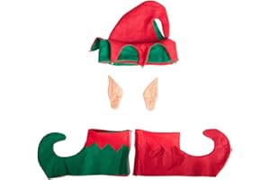 CARNIVAL TOYS Carnival 9702 - Set Elfo, Cappello, Orecchie, Copriscarpe in Busta
