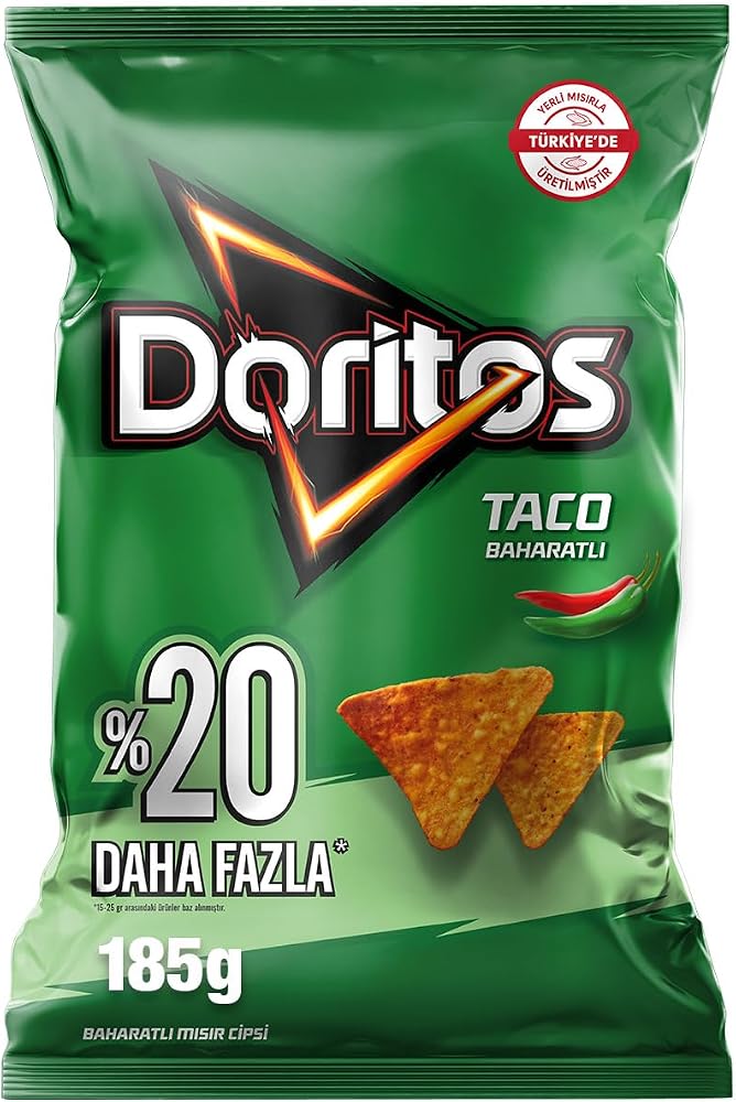Doritos Taco Baharatlı Mısır Cipsi Parti Boy 185 g