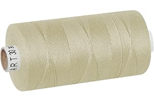 dalipo - Polyester Nähgarn Stärke 30, Polstergarn, 300m, beige