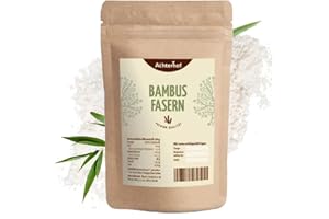 ‎VOM-ACHTERHOF Bambusfasern Low Carb | 1 KG | Kontrollierte Qualität | Low Carb Mehl | Bambusfasermehl | Ballaststoffmehl | direkt vom Achterhof