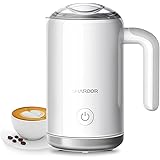SHARDOR Milchaufschäumer Elektrisch 350ml Kein Spritzen/Überlaufen Automatischer Milchschäumer 500W Leiser Magnetschwebetechn