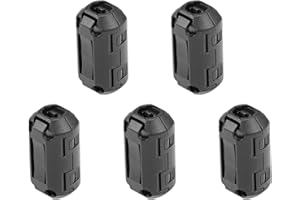 Rebower Clip-on Ferrite cerchio Core- 7mm / Nero / 5pz
