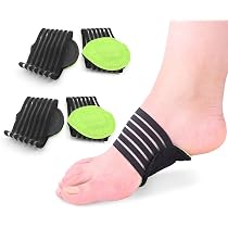 Kelaide 3/4 Solette ortopediche - Plantari ortopedici per funzioni mediche a mezza lunghezza per piede piatto, fascite plantare, sollievo dal dolore al piede o al tallone (EU35-37) Rosso