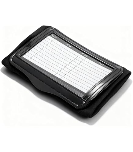 Crown Sporting Goods Football Quarterback Wristband - Triple Insert Playbook Holder, Large Size 6.5-Inch - View #9