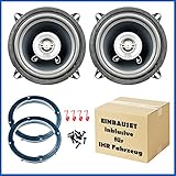  Lautsprecher Einbauset Tür vorne passend für Audi A4 1994-2000, A4 Avant 1996-2001