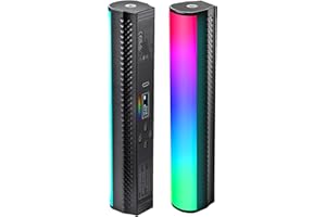 NEEWER Bacchetta luminosa RGB, magnetica portatile fotografia YouTube TikTok Vlog Video Light Stick LED Tube Light Bar 2500K-8500K dimmerabile Full Color CRI95 2550mAh Batteria 17 scene, 1 confezione