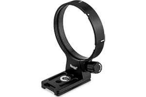 Haoge LMR-SM140S Stativ-Halterungsring für Sigma 100-400 mm F5-6.3 DG DN OS Objektiv, (Sony E,Fuji XF-Mount,L-Mount) und 105 mm F1.4 Art Objektiv, Ersatz-Fußständer,eingebaute Arca Swiss-Platte