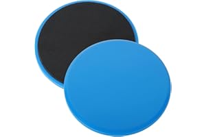 BOBOZHONG Exercise Slider,Core Sliders Double Sided Gliding Discs Sliding Discs Gym Home Fitness Equipment for Use on Carpet Hardwood Floors(Blue)