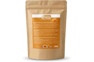 Pulveriserad honung 200g ren 100% naturlig utan tillsatser - För soppor, smoothies, kaffe, drycker, bakverk