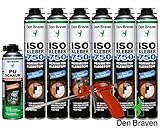 Debratec KOMBISET Perimeterkleber Dämmstoffkleber 6 Dosen...