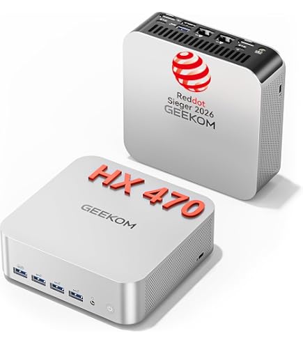 MINISFORUM Mini PC HX80G AMD Ryzen 7 5800H 8 Cores/16 Threads ADM