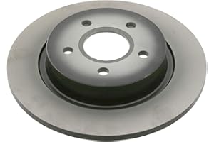 Blue Print ADF124316 Brake Disc Set (2 Brake Disc) rear, full, No. of Holes 5