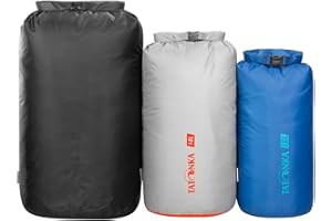‎TATONKA Tatonka Packsack Dry Sack (4L / 10L / 18L / 30L / 80L) - wasserdichte Packbeutel mit Rollverschluss und Steckschließe - Aus recyceltem Polyester