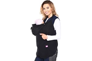 MIJA ARTS Mija - Tragecover, Universal Bezug für Baby Carrier/Tragetücher/Cape 4022 (Schwarz)