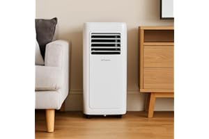 JACK STONEHOUSE JSH Portable 3 in 1 Air Conditioner | Aircon, Dehumidifier, Fan | 5000BTU Covers 8m2 | Quiet & Energy Efficient | Sleep Mode | 2 Fan Modes | 24 Hour Timer | Remote Control