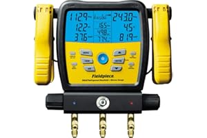 Fieldpiece SM380V SMAN manifolds, Black