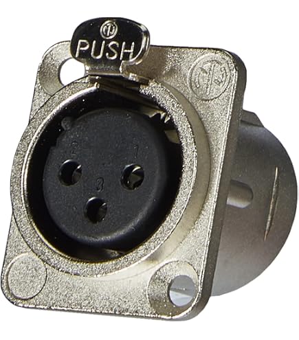 NEUTRIK NE8FDX-P6-W Conector chasis FeedThrough blindado CAT6a en forma de D con tapa de sellado