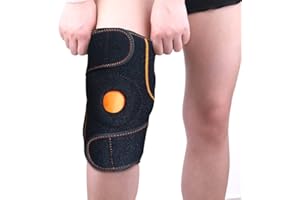 WORLD-BIO Sac de Glace Genou pour les Blessures, Compresse chaude froide d'enveloppe genou de paquet gel réutilisable pour chirurgie du genou, l'Enflure, l'Arthrite le Soulagement des Douleurs 8.5''x7''