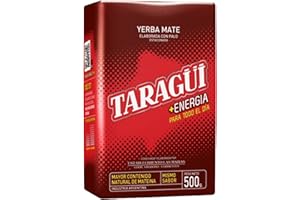 YERBEE Taragui Yerba Mate Tè Energia 500g | Yerba Mate Argentino | Bevanda disintossicante ed energetica