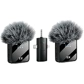 Torima F11-2 Type-C + Lightning + Aux 2li 3in1 Kablosuz Yaka Mikrofonu