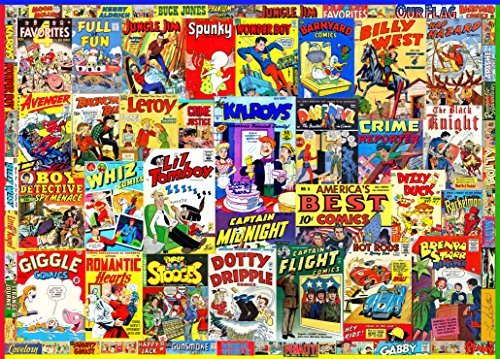Preisvergleich Produktbild Retro Comic Books 1000 Piece Jigsaw Puzzle JUST RELEASED