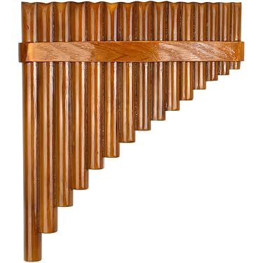 Flûte De Pan Tyrolienne - Fabriquée Main En Bambou - 20 Tubes