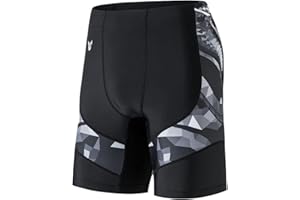 HUGE SPORTS Herren Splice Schwimmhose Kompression Jammer Lang Wilde Serie